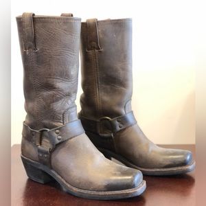 Frye Boots, Harness 12R, size 8, color “Smoke”